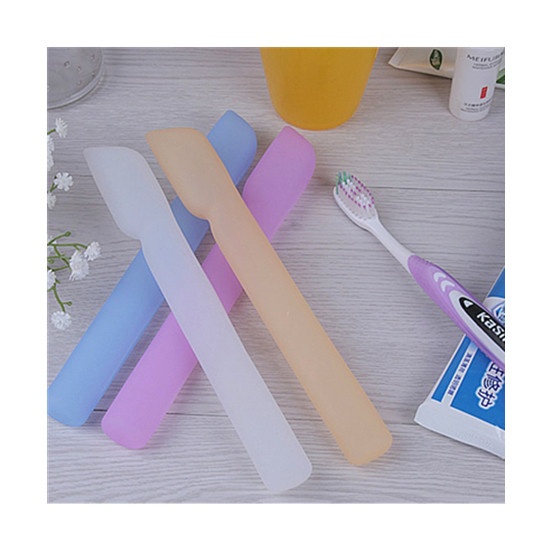 Silicone Toothbrush Holder Set Toothbrush Covers Case Protect Box for Travel Use