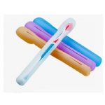 Silicone Toothbrush Holder Set Toothbrush Covers Case Protect Box for Travel Use