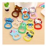 Soft Silicone Cute Animals fridge magnets Bottle opener