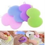 Silicone Scrubber Multifunctiona Kitchen Wash Tool Pot Pan Dish Bowl